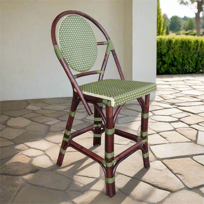 Padma's Plantation Paris Bistro Counterstool in Green
