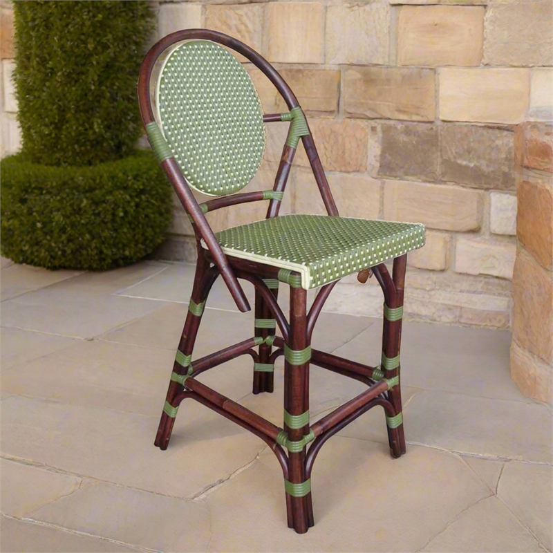 Padma's Plantation Paris Bistro Counterstool in Green