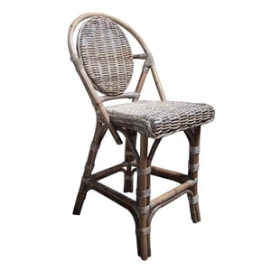 Padma's Plantation Paris Bistro Counterstool in Kubu Grey
