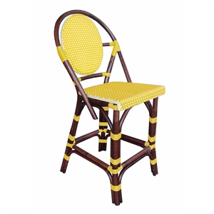 Padma's Plantation Paris Bistro Counterstool in Yellow