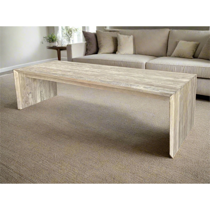 Padma's Plantation Sleek Coffee Table in Naturral