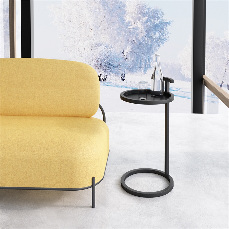 Jamesdar Katrine Steel Camden Side Table in Black
