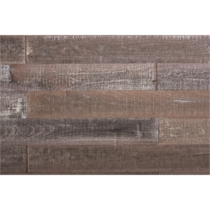 Thermo-treated Gray Antique Wood Wall Planks 10 Sq. Ft. per Pack