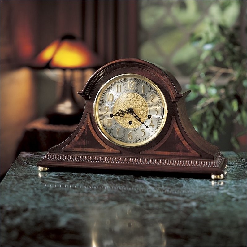 Howard Miller Webster Key Wound Mantel Clock 613559