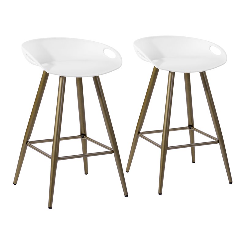 Bar stool best sale with low backrest