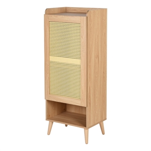 homycasa storage accent cabinet with adjustable shelf and door