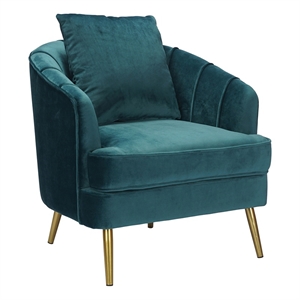 homycasa 30.3'' wide velvet armchair