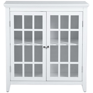 homycasa accent chest storage cabinet white
