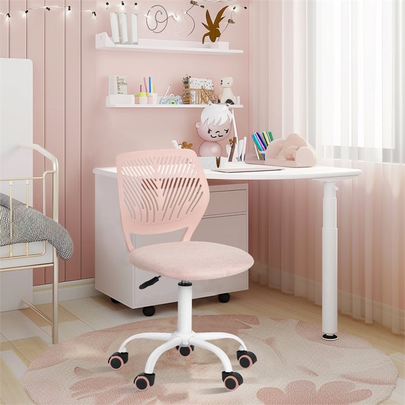 Homycasa Teen Fabric Task Chair-Pink