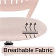 Homycasa Teen Fabric Task Chair-Pink