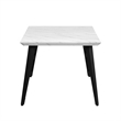 Homycasa Modern 63in Dining Table-Marble White