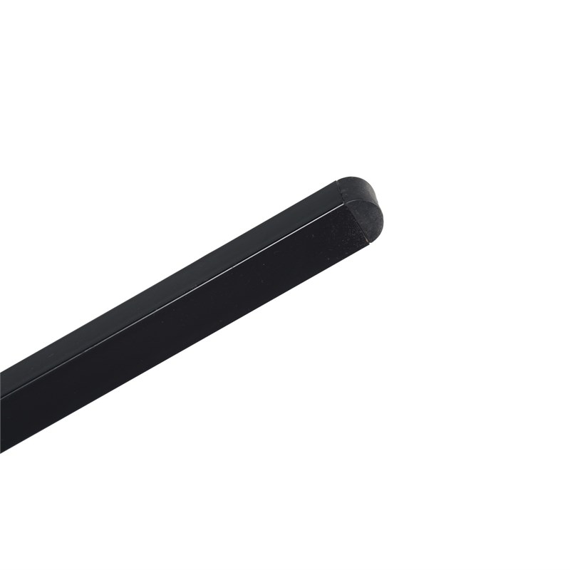 Homycasa Black Wood Writing Desk with Metal Frame Modern Design