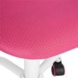 Homycasa Pink Mesh Back Office Chair-Adjustable Armless Task Chair