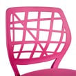 Homycasa Pink Mesh Back Office Chair-Adjustable Armless Task Chair