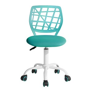 homycasa turquoise mesh back office armless task chair