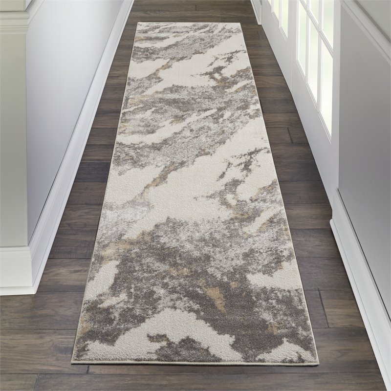 Nourison Sleek Textures 26x90