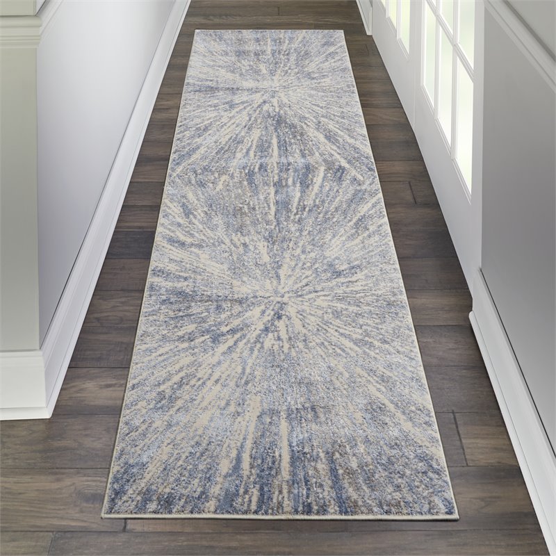 Nourison Sleek Textures 26x90