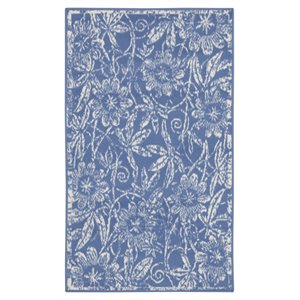 Nourison Whimsicle 3' x 5' Blue Fabric Farmhouse Area Rug (3' x 5')