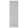 Nourison Whimsicle 8' Runner Gray Fabric Farmhouse Area Rug (8' Runner)