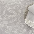 Nourison Whimsicle 5' x Round Gray Fabric Farmhouse Area Rug (5' Round)