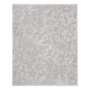 Nourison Whimsicle 7' x 10' Gray Fabric Farmhouse Area Rug (7' x 10')