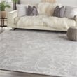 Nourison Whimsicle 8' x 10' Gray Fabric Farmhouse Area Rug (8' x 10')