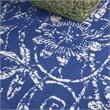 Nourison Whimsicle 4' x 6' Navy Fabric Farmhouse Area Rug (4' x 6')