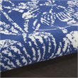 Nourison Whimsicle 4' x 6' Navy Fabric Farmhouse Area Rug (4' x 6')