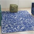 Nourison Whimsicle 5' x 7' Navy Fabric Farmhouse Area Rug (5' x 7')