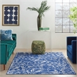 Nourison Whimsicle 6' x 9' Navy Fabric Farmhouse Area Rug (6' x 9')