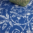 Nourison Whimsicle 6' x 9' Navy Fabric Farmhouse Area Rug (6' x 9')