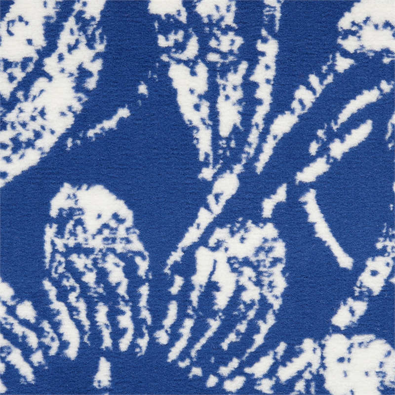 Nourison Whimsicle 8' x 10' Navy Fabric Farmhouse Area Rug (8' x 10')