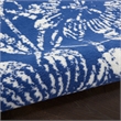 Nourison Whimsicle 8' x 10' Navy Fabric Farmhouse Area Rug (8' x 10')