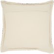 Nourison Life Styles Cotton Printed Flower Patch Throw Pillow in Blue