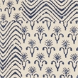 Nourison Life Styles Cotton Printed Flower Patch Throw Pillow in Blue