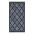 Nourison Easy Care 2' x 4' Navy Blue Fabric Modern Area Rug (2' x 4')