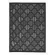 Nourison Easy Care 4' x 6' Charcoal/Black Indoor/Outdoor Rug