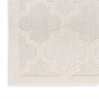 Nourison Easy Care 4' x 6' Ivory/White Indoor/Outdoor Rug