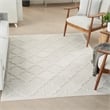 Nourison Easy Care 4' x 6' Ivory/White Indoor/Outdoor Rug