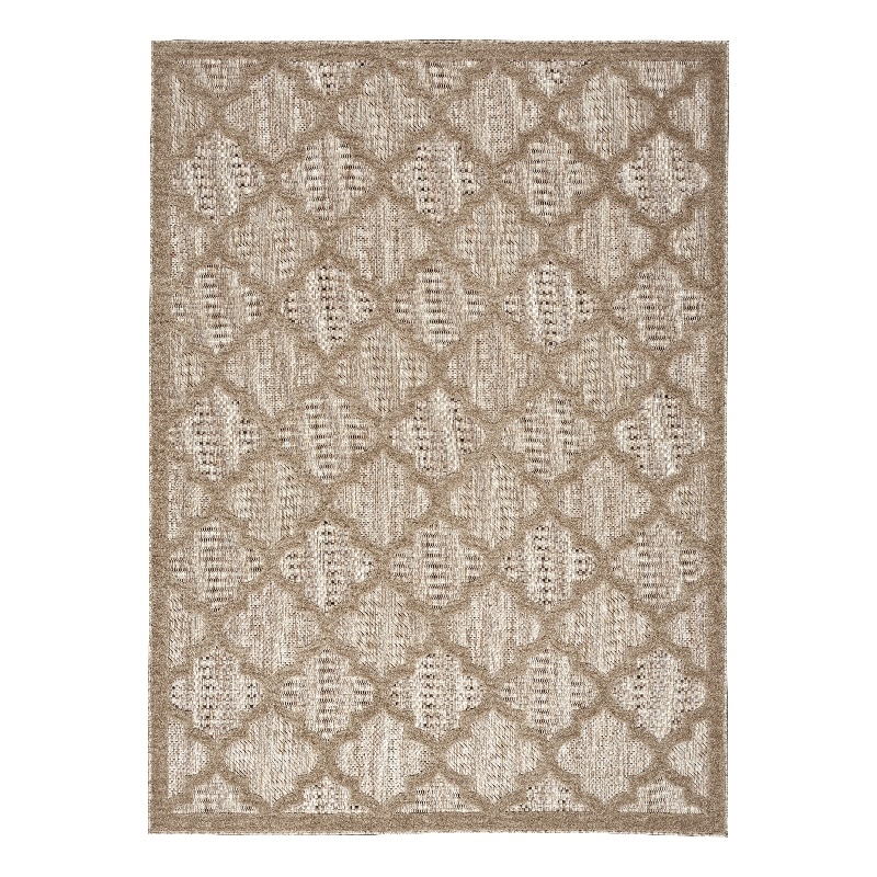 Nourison Easy Care 4' x 6' Natural Beige Indoor/Outdoor Rug