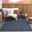 Nourison Easy Care 4' x 6' Navy Blue Indoor/Outdoor Rug