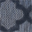 Nourison Easy Care 4' x 6' Navy Blue Indoor/Outdoor Rug