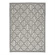 Nourison Easy Care 4' x 6' Silver Grey Indoor/Outdoor Rug
