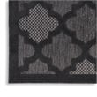 Nourison Easy Care 5' x 7' Charcoal/Black Indoor/Outdoor Rug