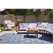 Nourison Easy Care 5' x 7' Denim Blue Indoor/Outdoor Rug