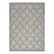 Nourison Easy Care 5' x 7' Silver Gray Fabric Modern Area Rug (5' x 7')