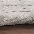 Nourison Easy Care 5' x 7' Silver Gray Fabric Modern Area Rug (5' x 7')