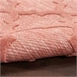 Nourison Easy Care 6' x 9' Coral Orange Fabric Modern Area Rug (6' x 9')