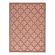 Nourison Easy Care 6' x 9' Coral Orange Fabric Modern Area Rug (6' x 9')