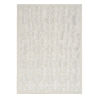 Nourison Easy Care 6' x 9' Fabric Ivory White Modern Indoor/Outdoor Rug